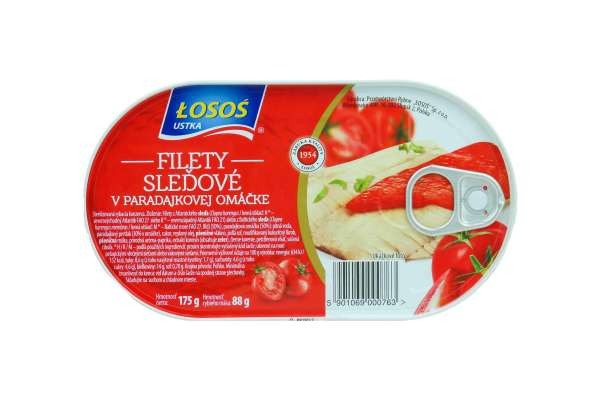 Herring fillets in tomato sauce