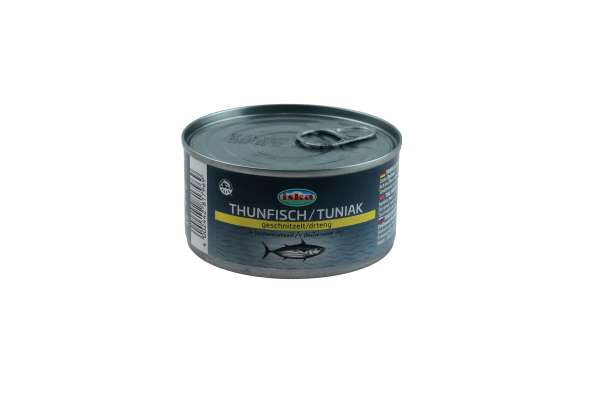 Tuna, shredded, in soybean oil